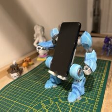 Support de téléphone – Robot Mecha avec armure