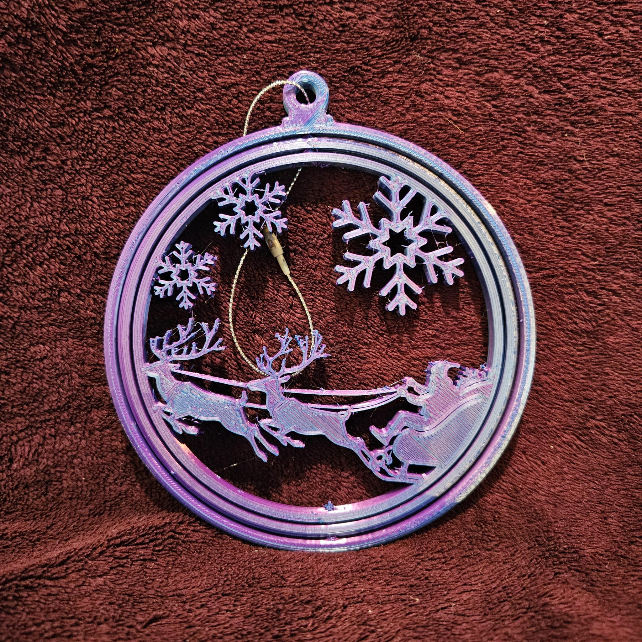 Boule de Noël – Scène de Noël – Image 2