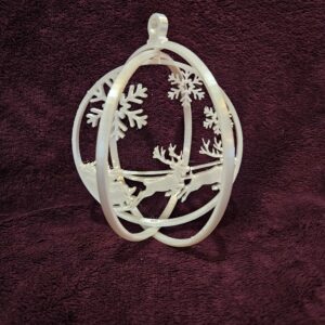 Boule de Noël – Scène de Noël