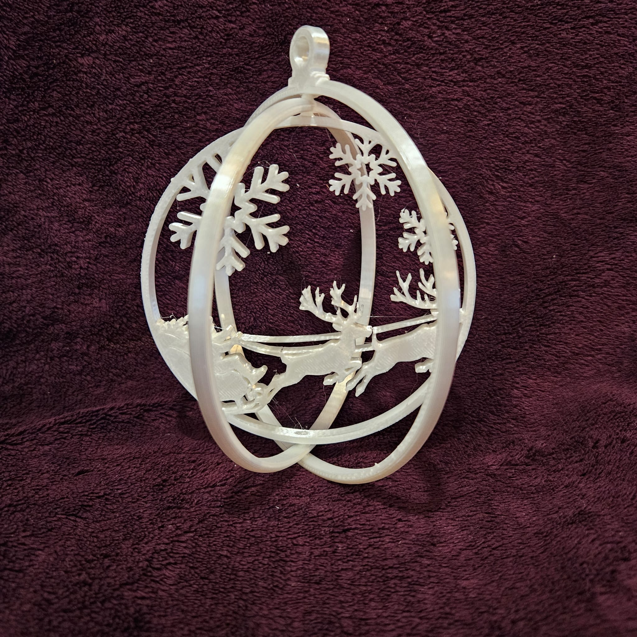 Boule de Noël – Scène de Noël